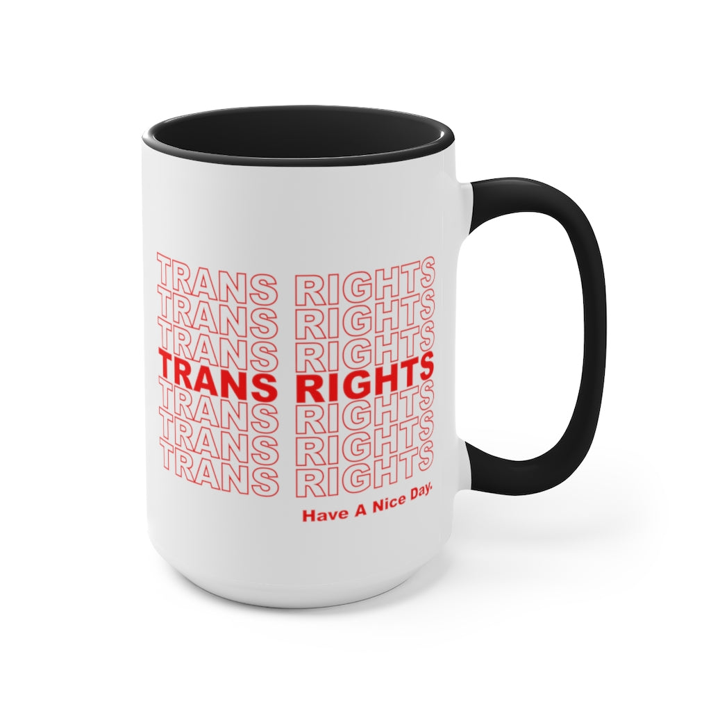 Trans Rights Accent Mug