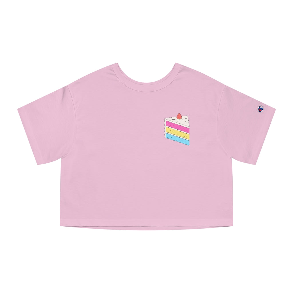 Champion - Cake Pansexual Cropped T-Shirt