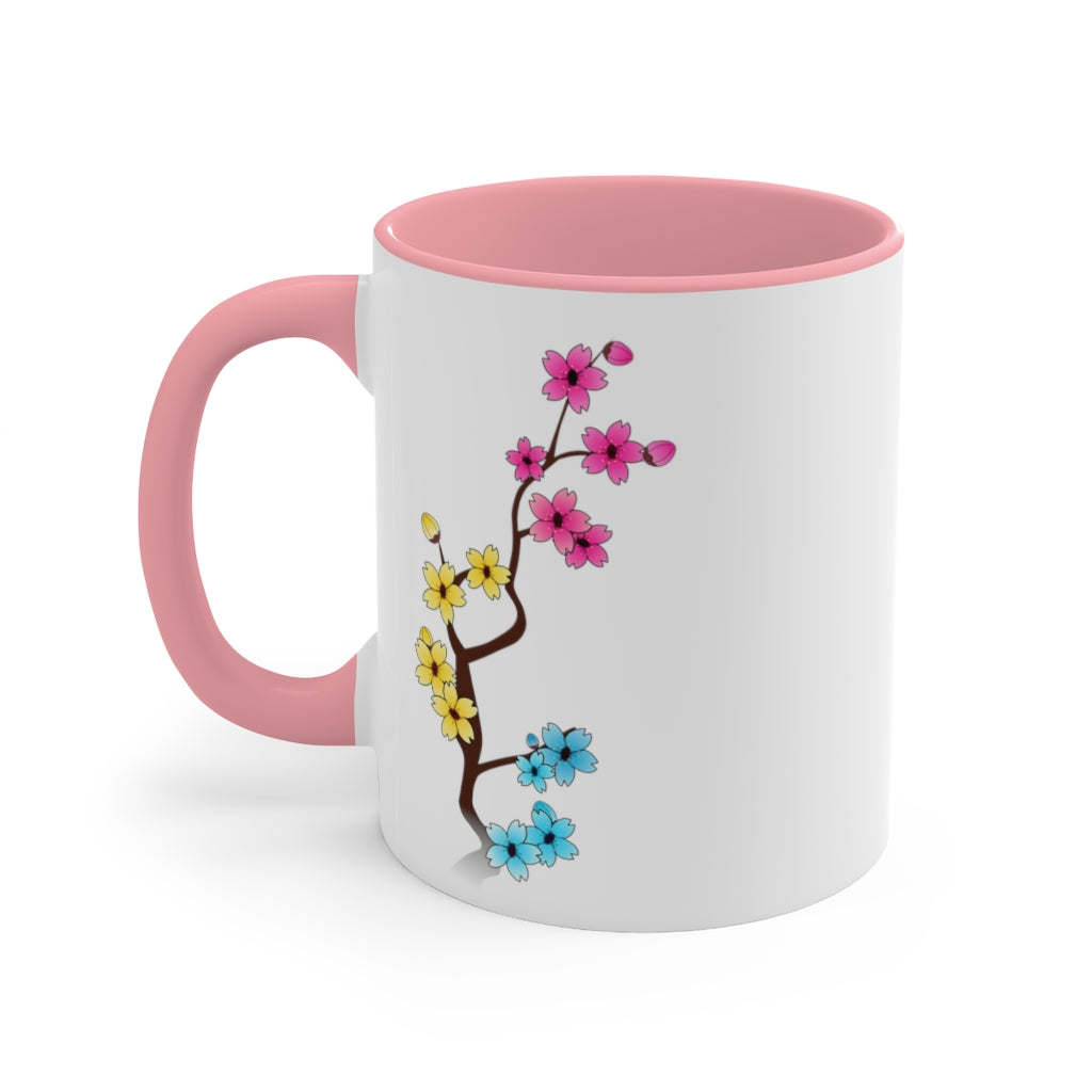 Sakura Pansexual Accent Mug