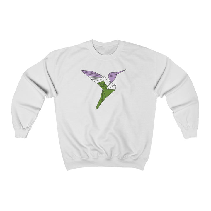 Polygon Hummingbird Genderqueer Gender Neutral Sweatshirt