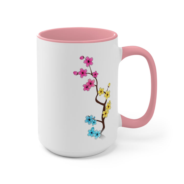 Sakura Pansexual Accent Mug