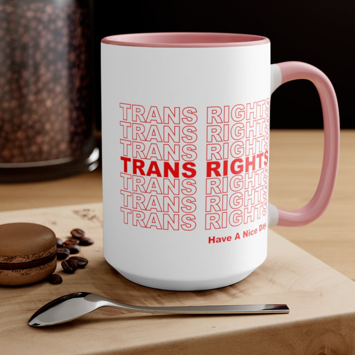 Trans Rights Accent Mug