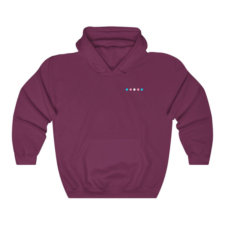 Subtle Dot Trans Gender Neutral Hoodie