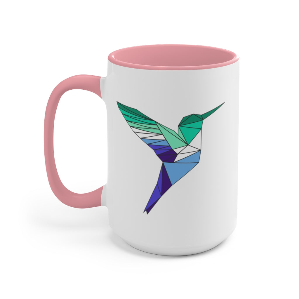 Polygon Hummingbird MLM Accent Mug