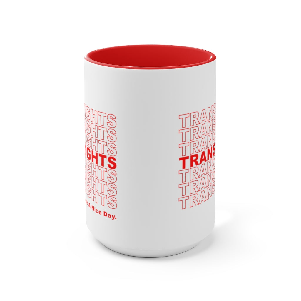 Trans Rights Accent Mug