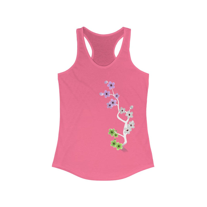 Genderqueer Tank Top Racerback - Dark Sakura