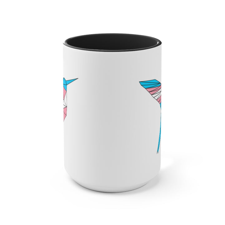 Polygon Hummingbird Trans Accent Mug