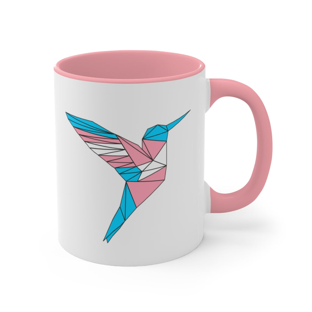 Polygon Hummingbird Trans Accent Mug