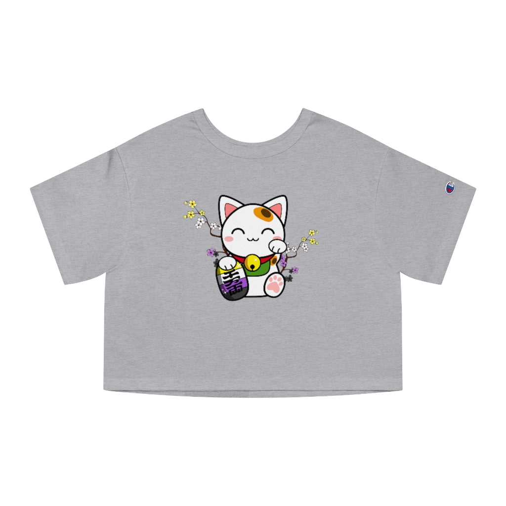 Champion - Maneki Neko Nonbinary Cropped T-Shirt