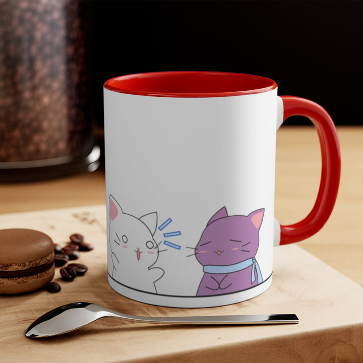 Kawaii Cats Asexual Accent Mug