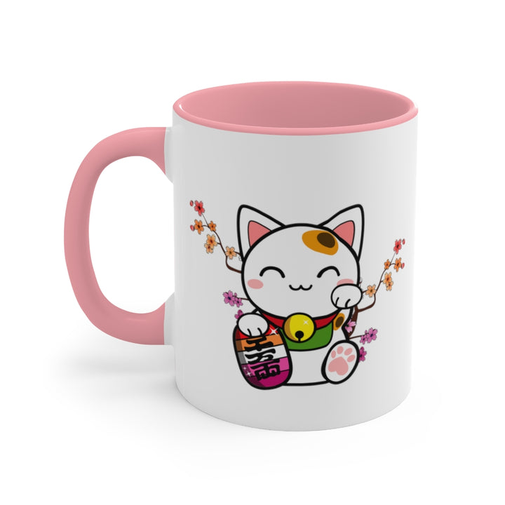 Maneki Neko Lesbian Accent Mug