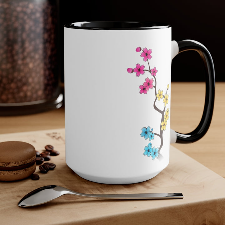 Sakura Pansexual Accent Mug