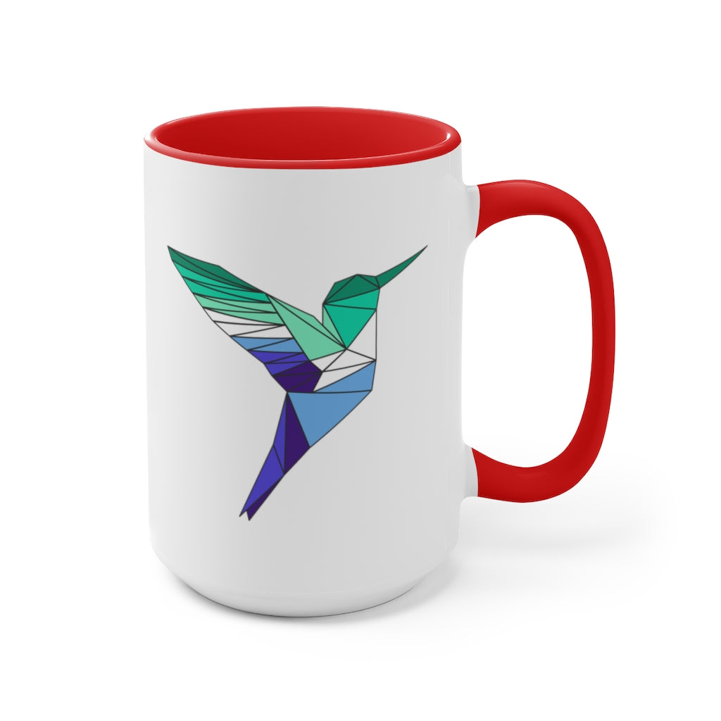 Polygon Hummingbird MLM Accent Mug