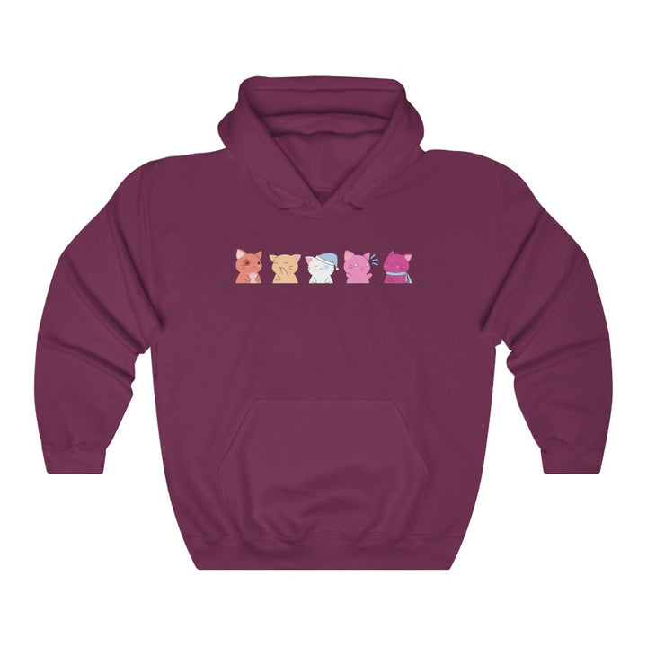 Kawaii Cats Lesbian Gender Neutral Hoodie