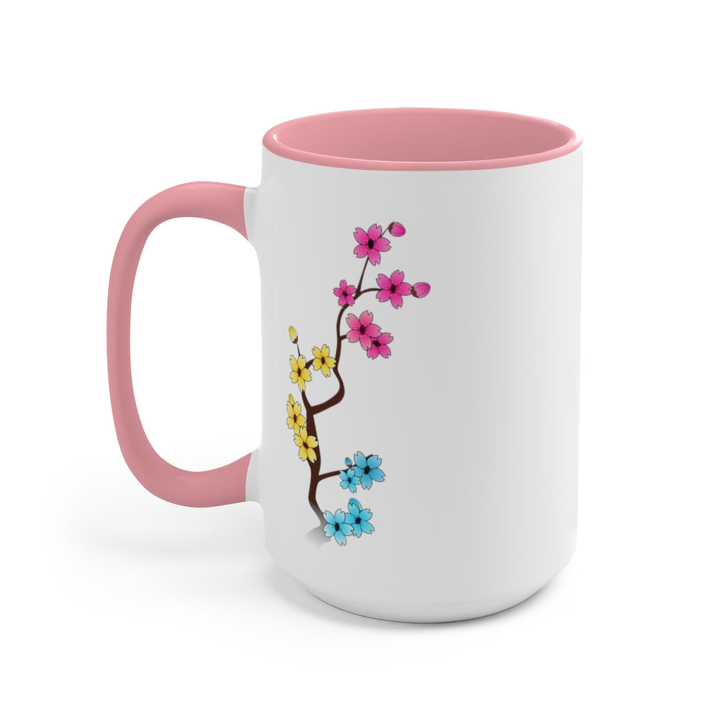 Sakura Pansexual Accent Mug