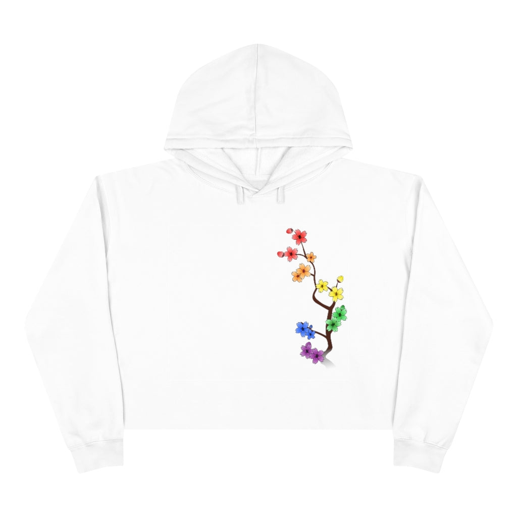 Sakura LGBTQ+ Crop Hoodie