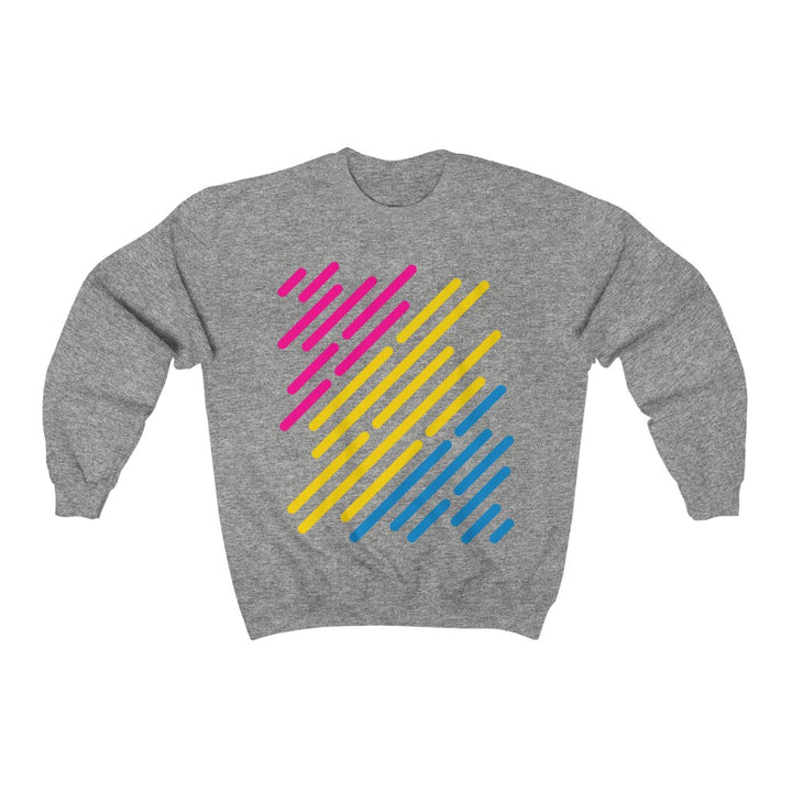 Pansexual Flag Stripe Gender Neutral Sweatshirt