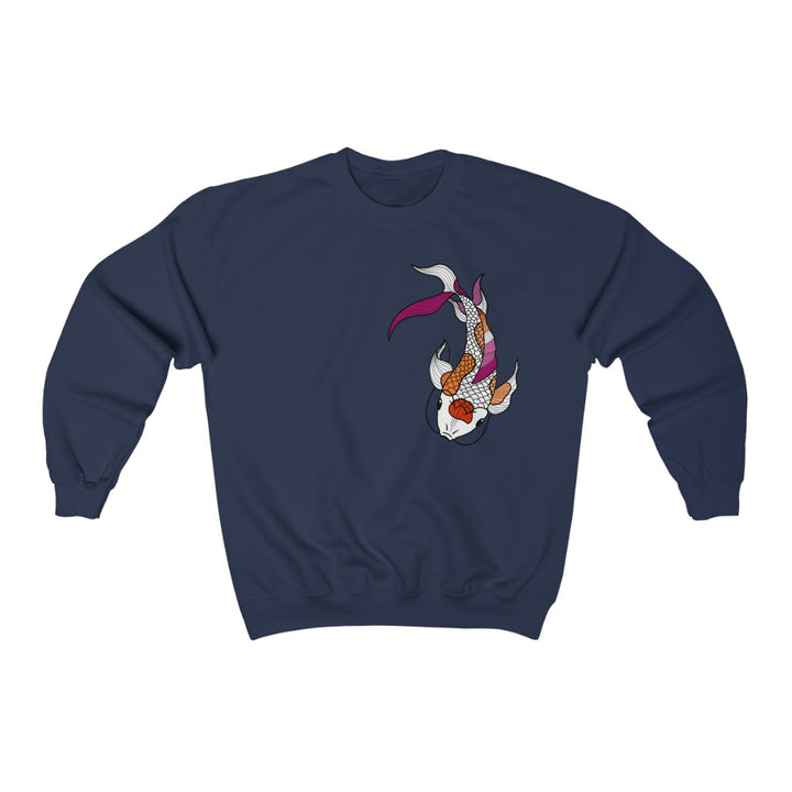 Lesbian Koi Gender Neutral Sweatshirt