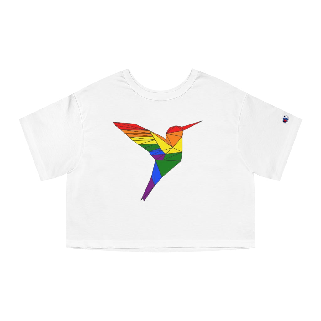 Champion - Polygon Hummingbird LGBTQ+ Cropped T-Shirt