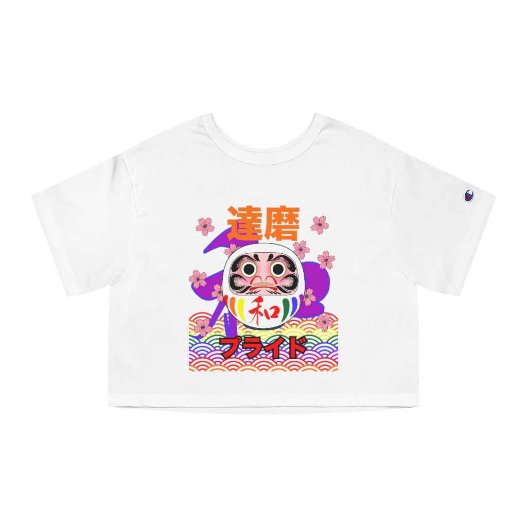 Champion - LGBTQ+ Daruma - Harmony - Cropped T-Shirt