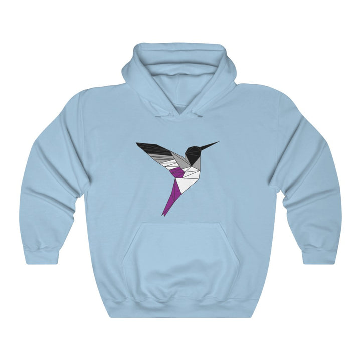 Polygon Hummingbird Asexual Gender Neutral Hoodie