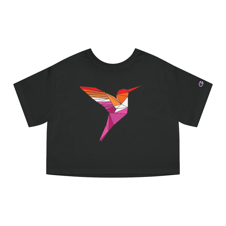 Champion - Polygon Hummingbird Lesbian Cropped T-Shirt