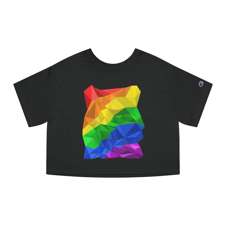 Champion - Abstract LGBTQ+ Flag Cropped T-Shirt