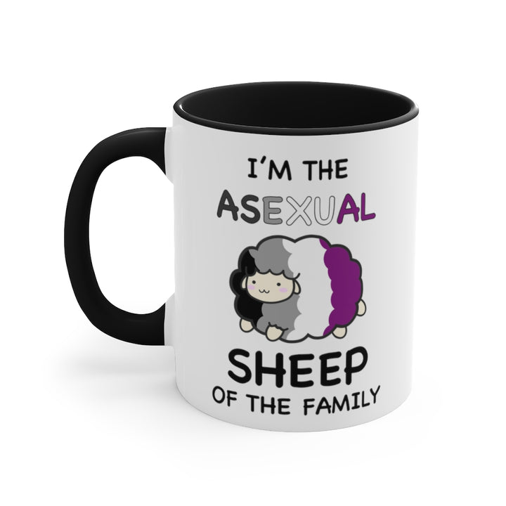 I'm The Asexual Sheep Of The Family Accent Mug