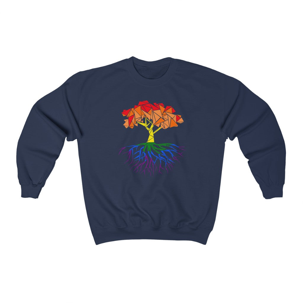 Abstract Tree LGBTQ+ Gender Neutral Sweatshirt