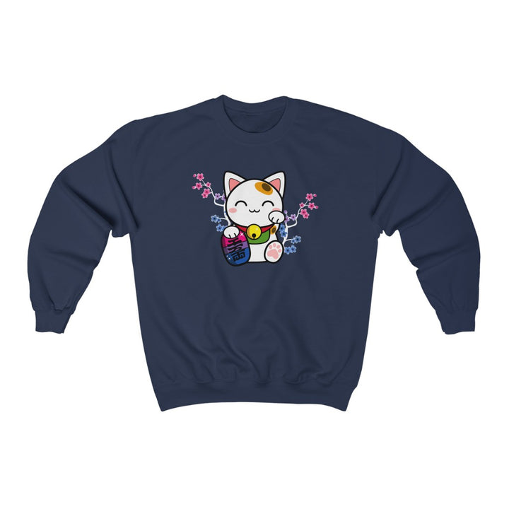 Maneki Neko Bisexual Gender Neutral Sweatshirt