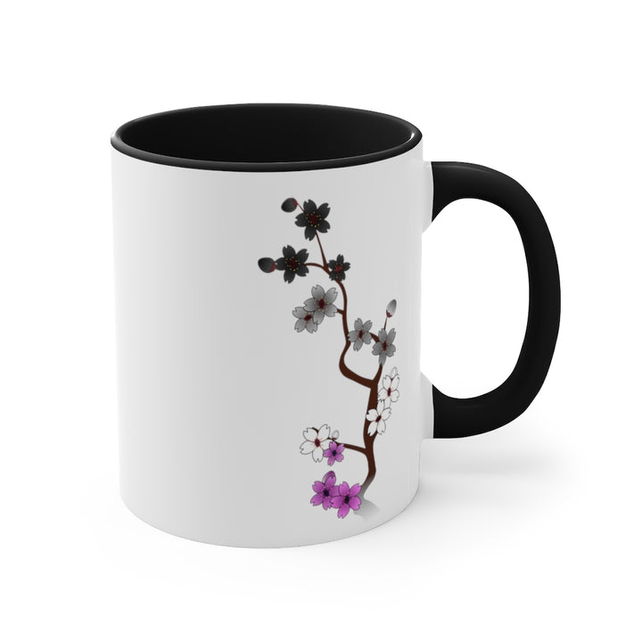 Sakura Asexual Accent Mug