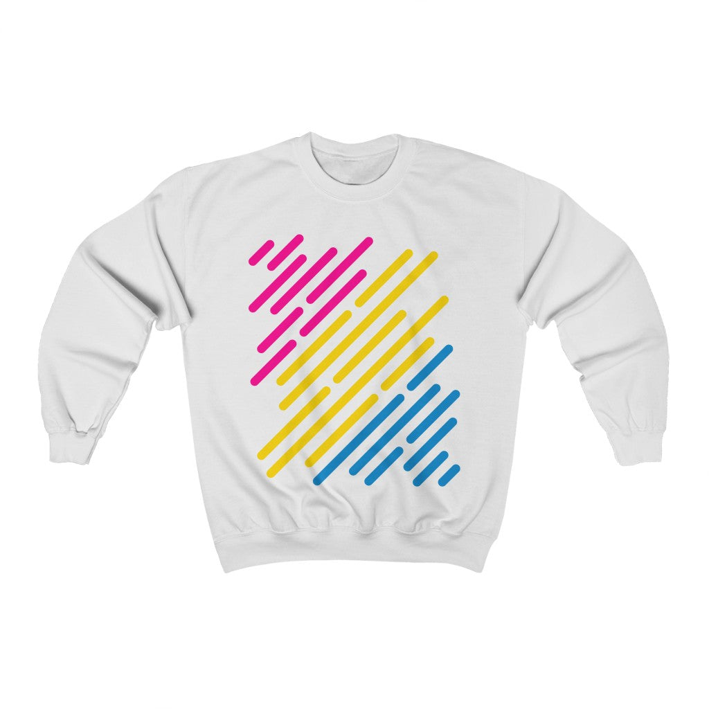 Pansexual Flag Stripe Gender Neutral Sweatshirt