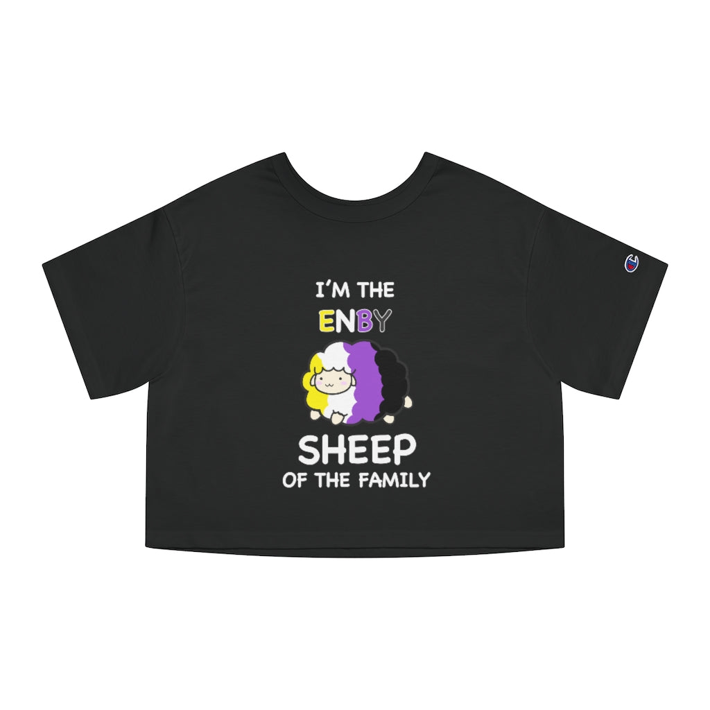 Champion - I'm The Nonbinary Sheep Of The Family Cropped T-Shirt