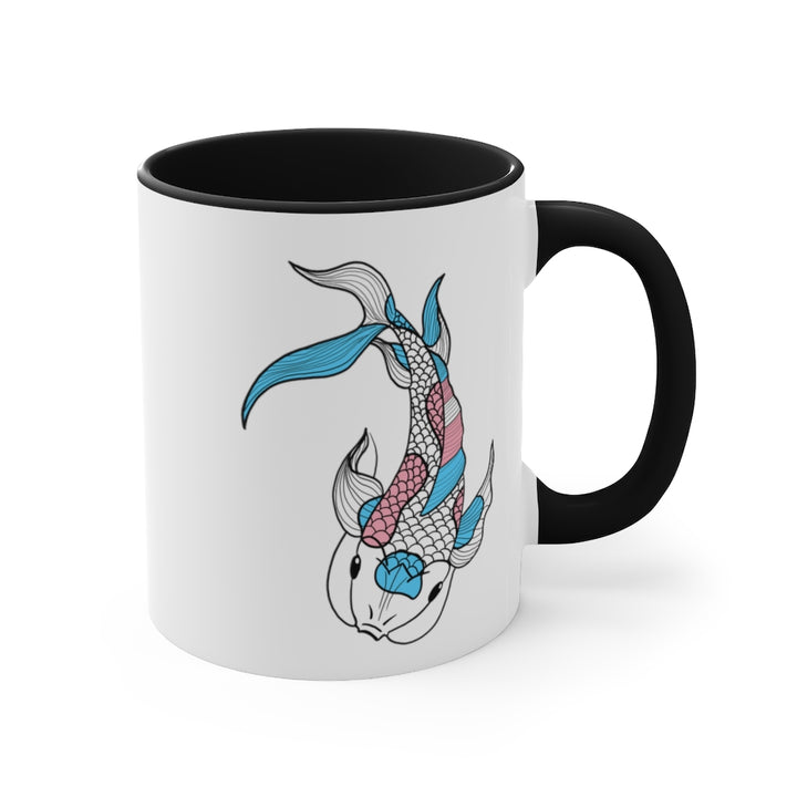 Trans Koi Accent Mug