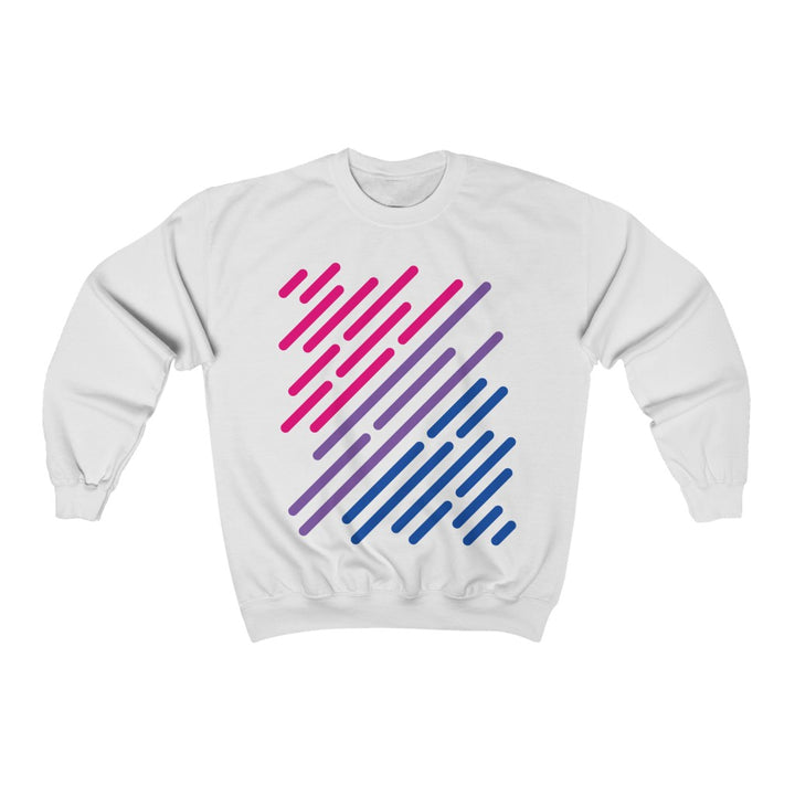 Bisexual Flag Stripe Gender Neutral Sweatshirt
