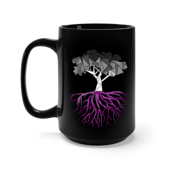Abstract Tree Asexual Black Mug 15oz