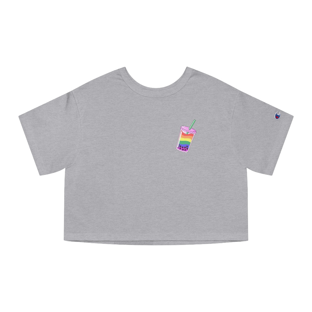 Champion - Boba tea LGBTQ+ Cropped T-Shirt