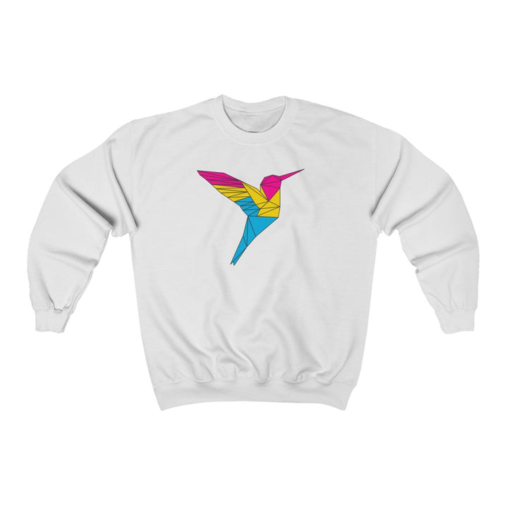 Polygon Hummingbird Pansexual Gender Neutral Sweatshirt