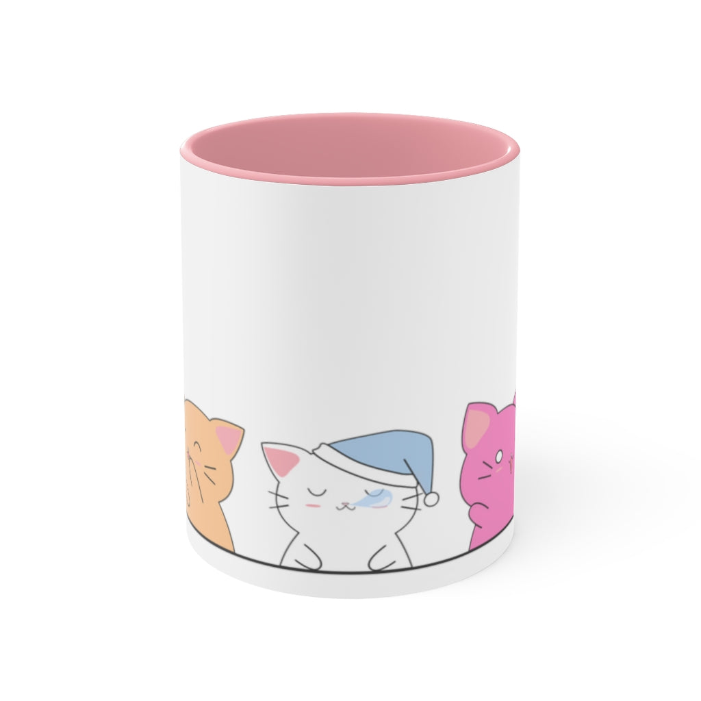 Kawaii Cats Lesbian Accent Mug