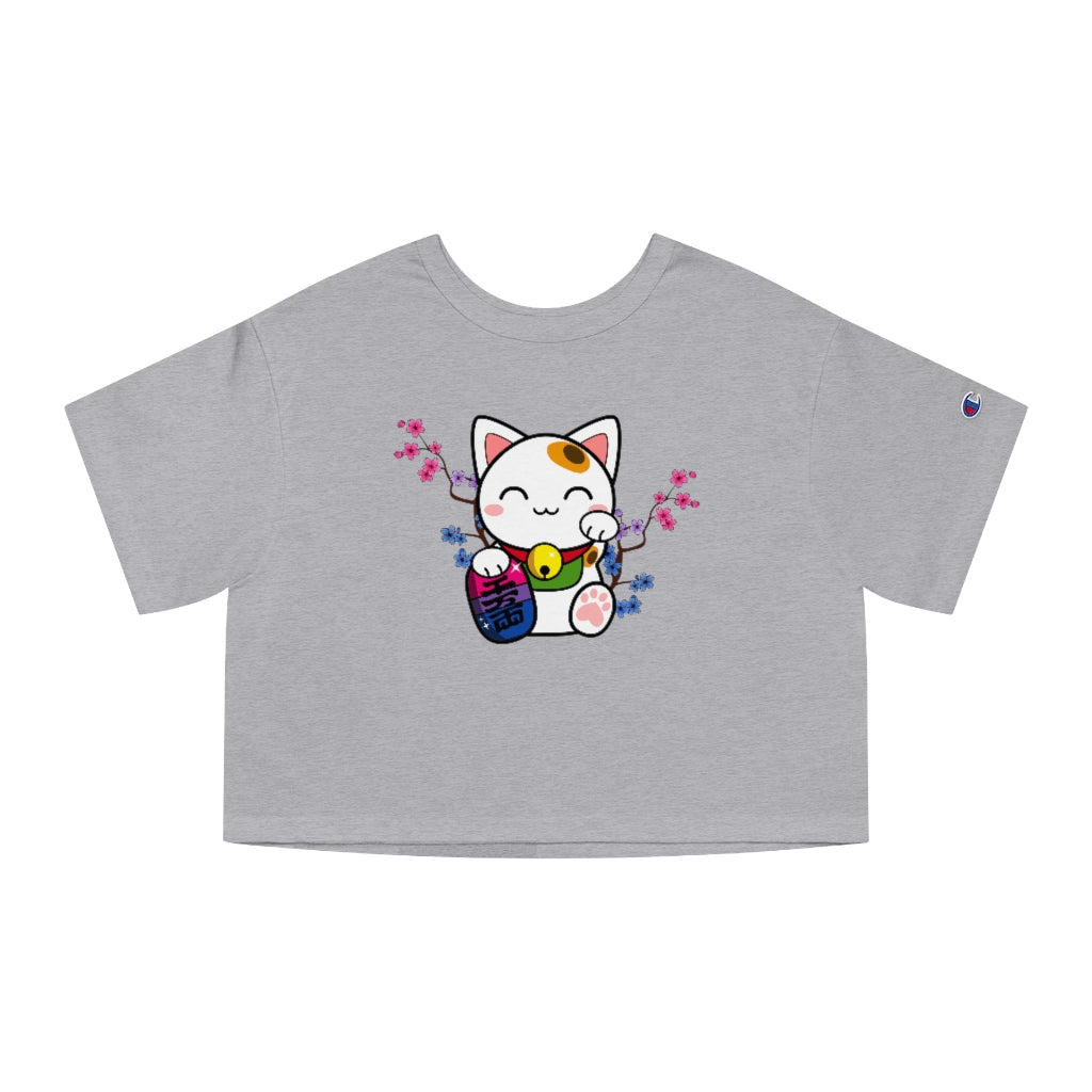 Champion - Maneki Neko Bisexual Cropped T-Shirt