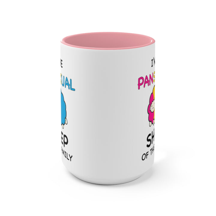 I'm The Pansexual Sheep Of The Family Accent Mug