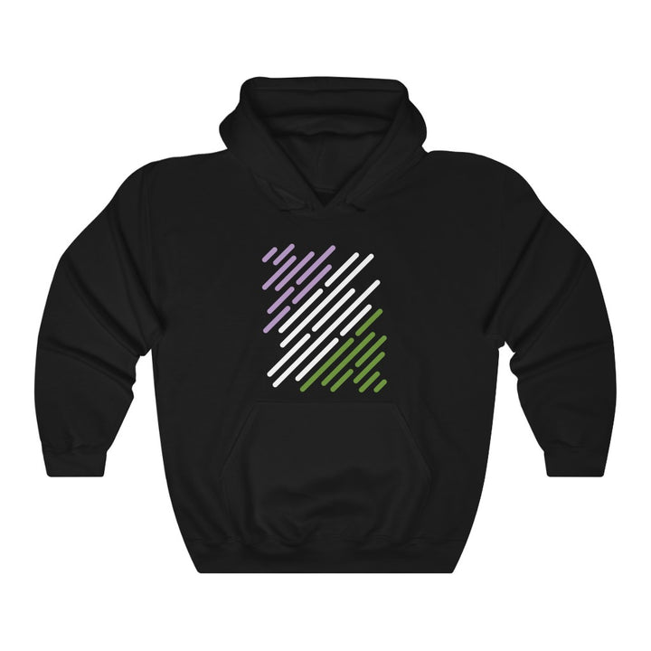 Genderqueer Flag Stripe Gender Neutral Hoodie