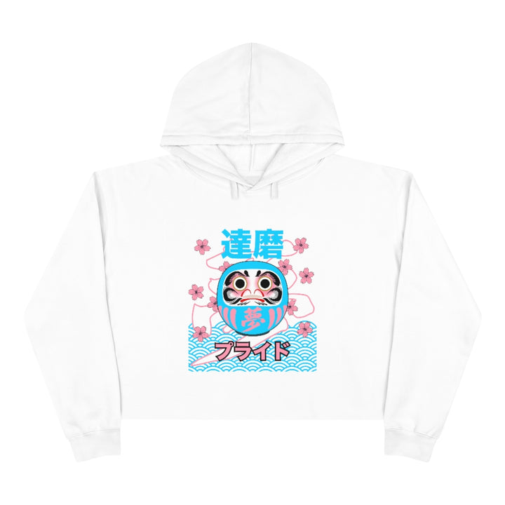 Trans Daruma - Dream - Crop Hoodie