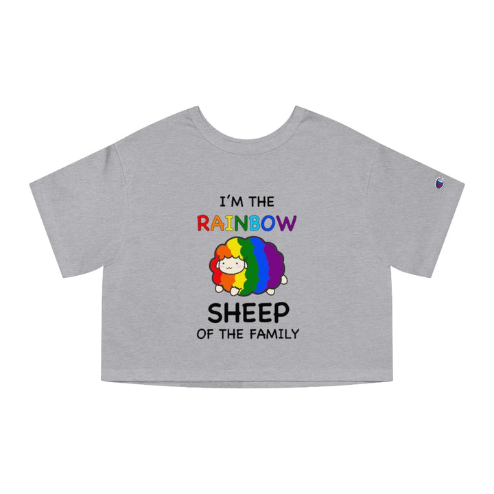 Champion - I'm The Rainbow Sheep Of The Family Cropped T-Shirt