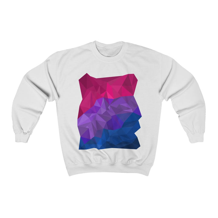 Bisexual Sweatshirt - Abstract Bi Flag