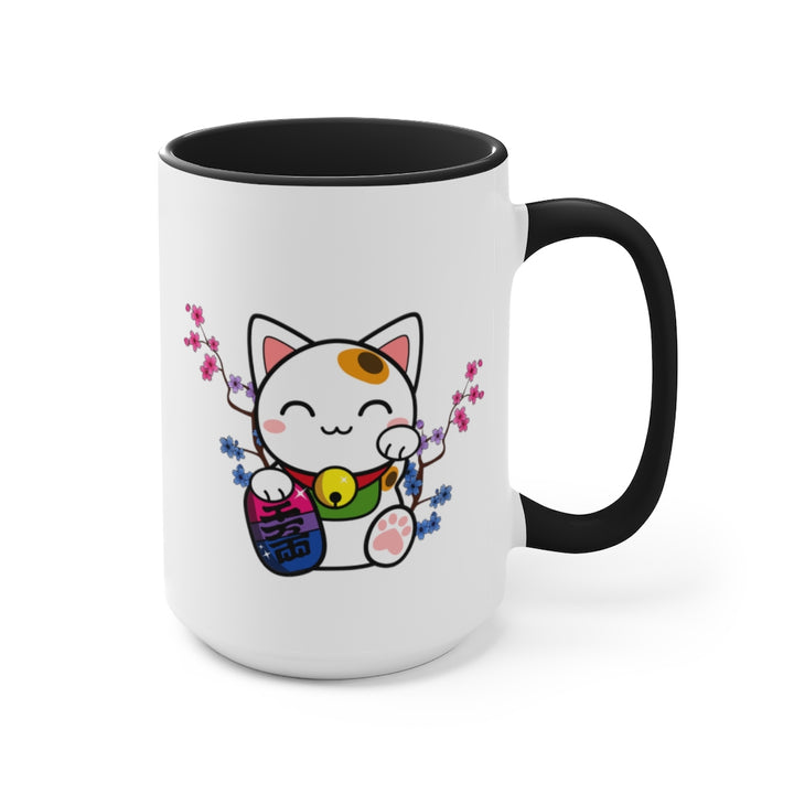 Maneki Neko Bisexual Accent Mug