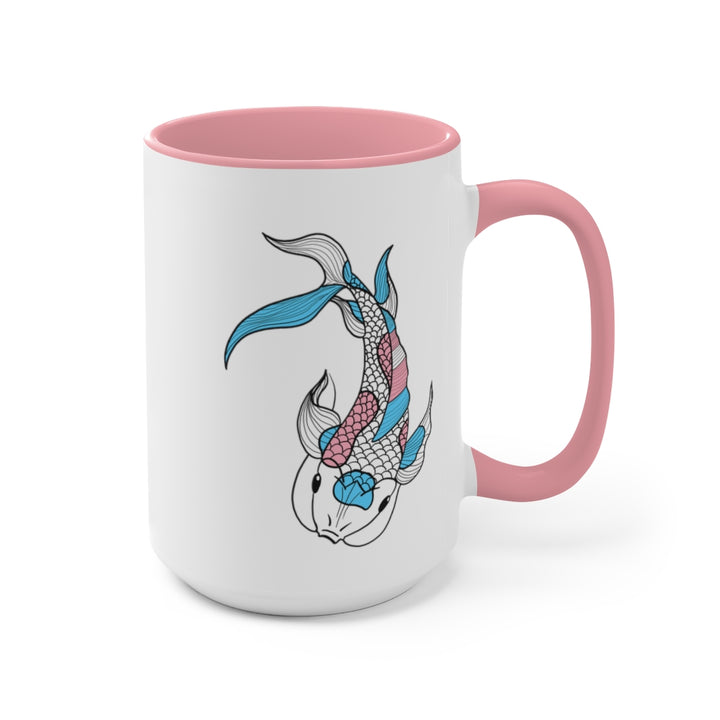 Trans Koi Accent Mug