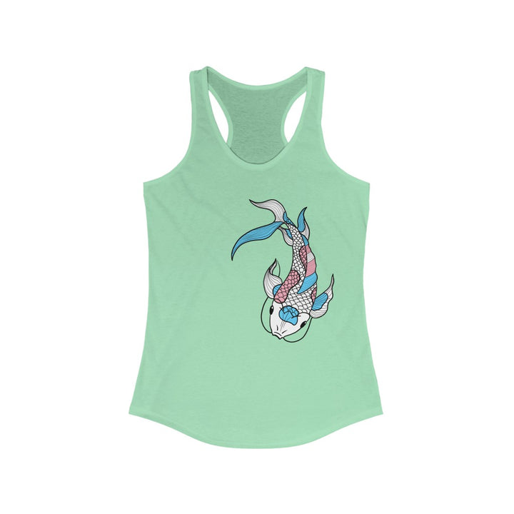 Trans Tank Top Racerback - Koi Fish