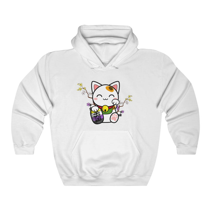 Maneki Neko Nonbinary Gender Neutral Hoodie