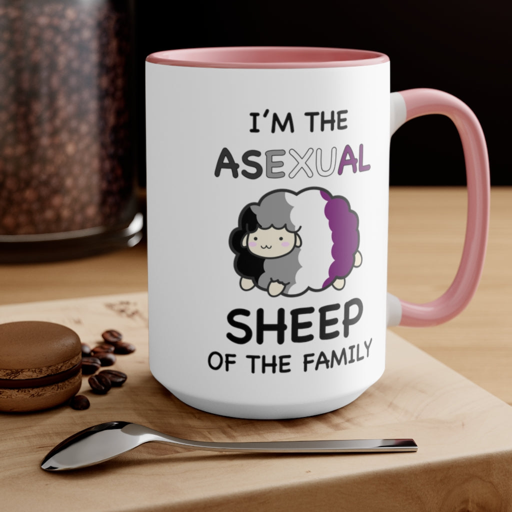 I'm The Asexual Sheep Of The Family Accent Mug